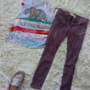Cali skater tank + jeans